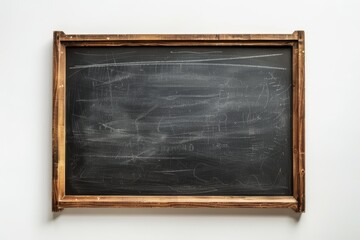 A Rustic Blackboard Ready for New Lessons