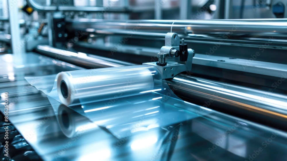 Poster a machine with rolls of paper, often used for printing or copying documents