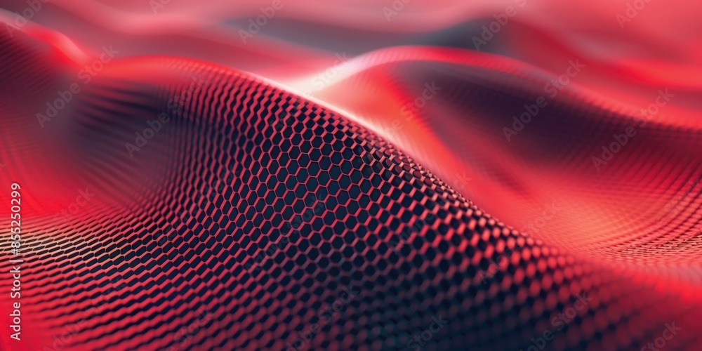 Poster a close-up shot of a red and black background, suitable for use in designs or as a texture