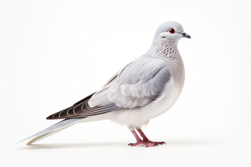 Obraz premium A dove isolated on clear white background