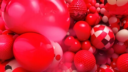 red balloons - Powered by Adobe