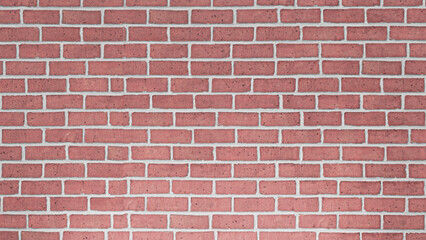 Red brick wall pattern texture or background.