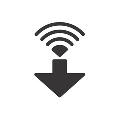 Wifi Download Icon
