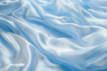 Fototapeta premium professionally crafted photo featuring a light blue to white gradient with a silky smooth texture. The image offers a tranquil and sophisticated look, with ample copy space, making