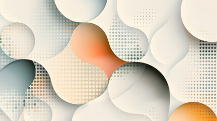 abstract layered shapes
