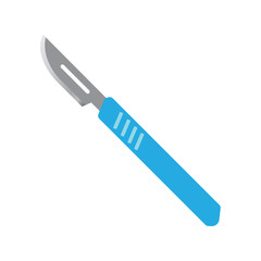 surgical scalpel icon vector illustration design template