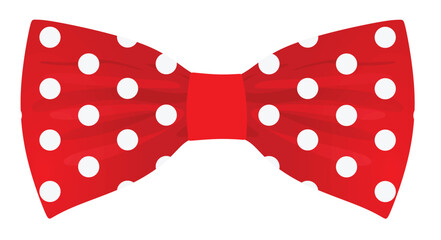 Red bow tie. vector illustration © marijaobradovic