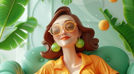 Playful 3d character with whimsical design. Best for captivating social media posts or adding a touch of humor to blog visuals.