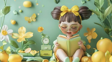 Playful 3d character with whimsical design. Best for captivating social media posts or adding a touch of humor to blog visuals.