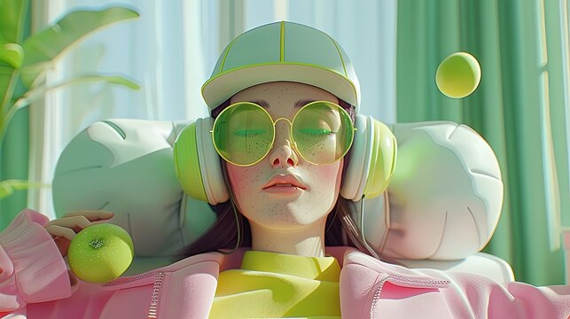 Playful 3d character with whimsical design. Best for captivating social media posts or adding a touch of humor to blog visuals.