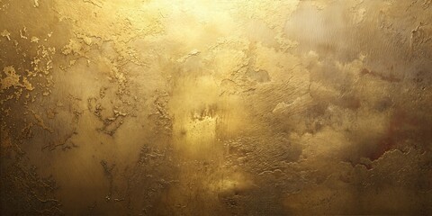 Matte gold texture with distressed patterns. Elegant and luxurious background.