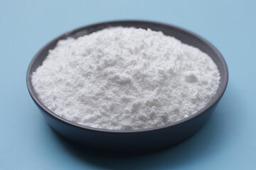 Bowl of baking soda, Sodium bicarbonate powder
