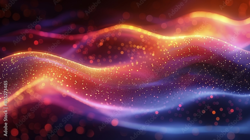 Poster computer generated image of a wave