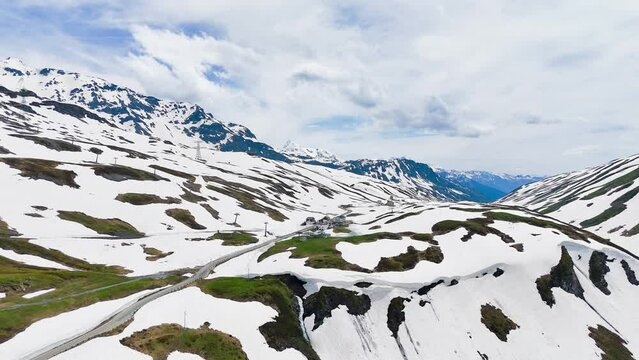 La fronti&egrave;res naturelle des Alpes entre la France et l'Italie