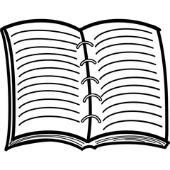 Back to school black and white line set clooection