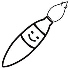 Back to school black and white line set clooection