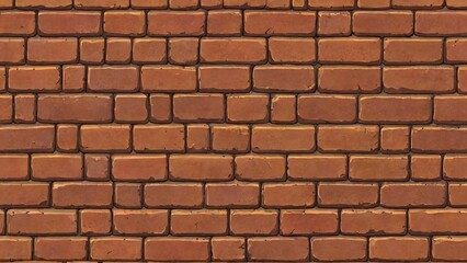 Obraz premium Crimson Brick Canvas Seamless Tiling Texture Design