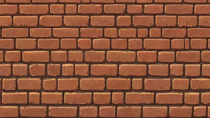 Obraz premium Crimson Brick Canvas Seamless Tiling Texture Design