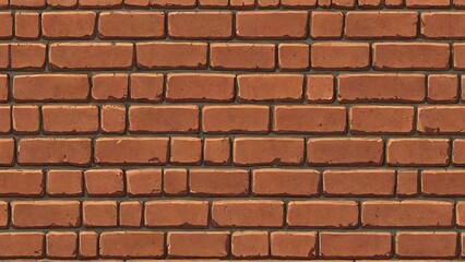 Obraz premium Crimson Brick Canvas Seamless Tiling Texture Design