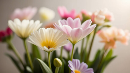 Obraz premium Elegant Floral Arrangement with Soft Focus