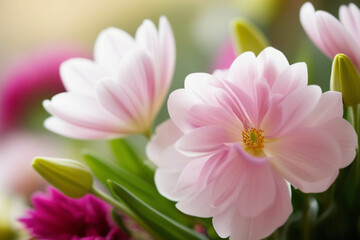 Obraz premium Elegant Floral Arrangement with Soft Focus