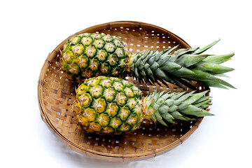 Fresh ripe pineapple, juicy tropical fruit