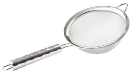 Fine mesh strainer. Stainless steel fine mesh strainers for kitchen. Colander skimmer with handle. Metal sieve sifters for food, rice, oil, noodles, fruits, vegetable. Tea strainer. New kitchenware 