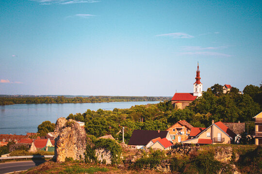 Village on the Danube river in Vojvodina, Serbia - Stari Slankamen