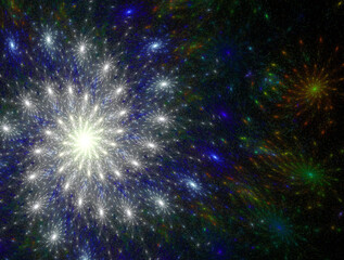 Imaginatory fractal abstract background Image