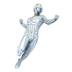 サイバーマン　3DCGレンダリング