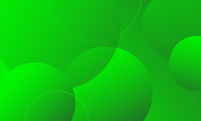 green circle abstract background