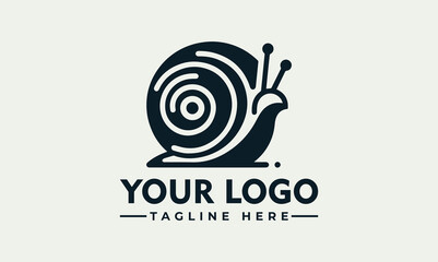 Snail Vector Logo symbolize Perseverance, Adaptability, and the Beauty of Finding Your Own Pace A Timeless Design for Nature, Wellness, and Education Brands