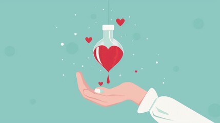 Blood Donation Preparation Tips: Modern and Inviting Health Blog Header Design for Print or Web