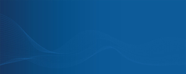 Abstract blue wave background.