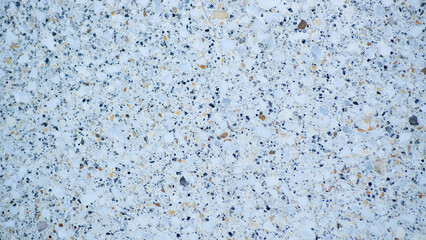 terrazzo flooring pattern old texture small stone black and crack cement white background with copy space add text, marble, granite