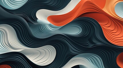 3D rendering of a parametrically-defined surface. The surface is lit by a single light source and has a glossy finish.