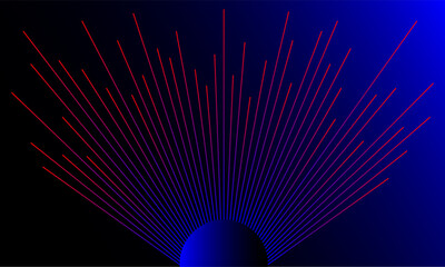 abstract rainbow lines background