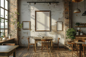 Industrial Loft Restaurant Interior