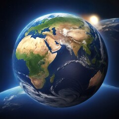 Fototapeta premium earth in space