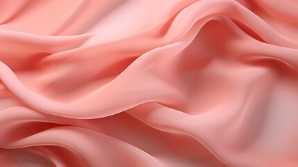 Fototapeta premium Pink flowing silk fabric. Abstract background.