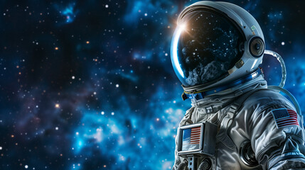 astonaft in outer space