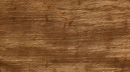 Fototapeta premium The image is a close-up of a woven mat made of natural fibers. The mat has a rough texture and is a light brown color.