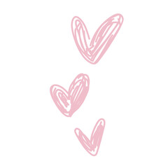 Hand drawn heart Illustration 