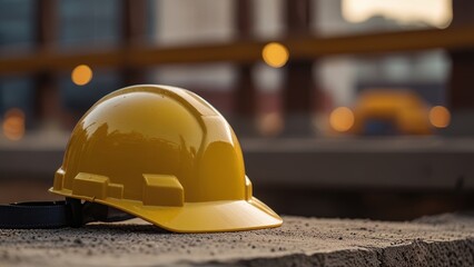 Hard Hat Hero: Ready for Construction (Labor Day Background)