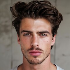 Obraz premium man hair style 2024