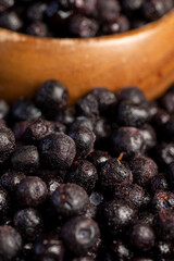 blueberry harvest frozen quickly to preserve vitamins