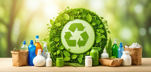 Ecologically compatible products that can be recycled, reused and reprocessed in a circular economy to conserve resources
