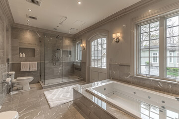 Elegant Marble Bathroom