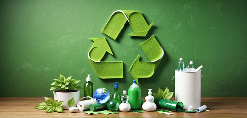Ecologically compatible products that can be recycled, reused and reprocessed in a circular economy to conserve resources