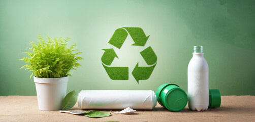 Ecologically compatible products that can be recycled, reused and reprocessed in a circular economy to conserve resources